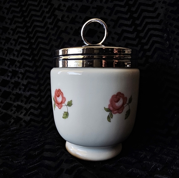 Vintage Royal Worcester Porcelain Egg Coddler - Picture 2 of 6